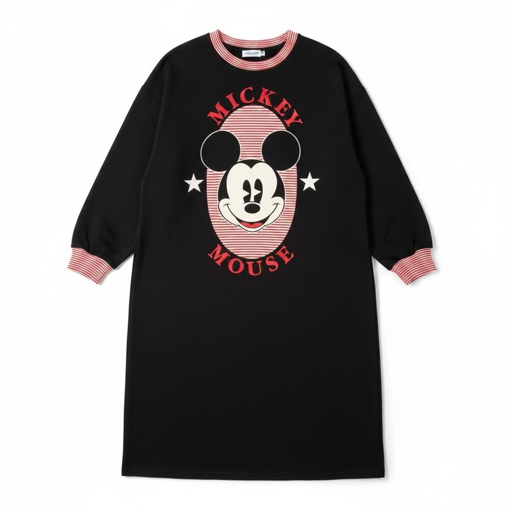 Vintage 90s Disney Mickey & Co Women's Large Mickey Mouse Sleep Shirt Nightgown